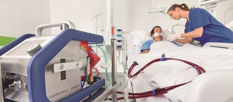 Fortbildung Extracorporelle Membranoxygenierung (ECMO)